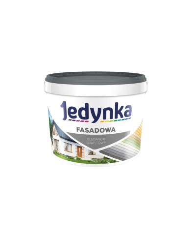 Jedynka Fasadowa Grafitowa 9L - Elegancka Farba do Elewacji Jedynka Fasadowa Grafitowa 9L - Elegancka Farba do Elewacji