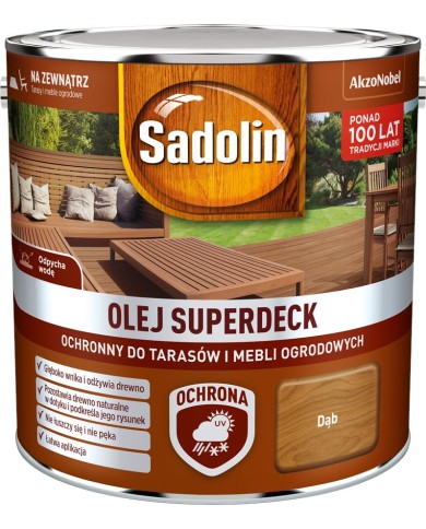 AKZO SADOLIN SUPERDECK DĄB 2,5L - Wysokiej Jakości Powłoka AKZO SADOLIN SUPERDECK DĄB 2,5L - Wysokiej Jakości Powłoka