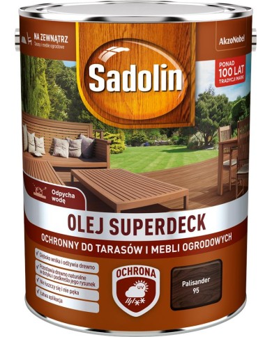 AKZO SADOLIN SUPERDECK olej Paliander 95 5L - Wysoka jakość AKZO SADOLIN SUPERDECK olej Paliander 95 5L - Wysoka jakość