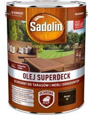 AKZO SADOLIN SUPERDECK Olej Wenge 90 5L - Najlepsza Ochrona Drewna