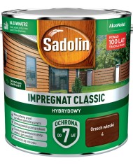 AKZO Sadolin Classic Hybrydowy Orzech Włoski 2,5L - Farba do Drewna