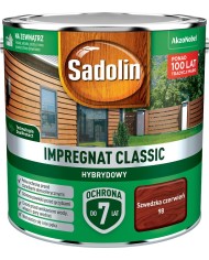 AKZO Sadolin Classic Hybrydowy Szwedzka Czerwień 2,5L - Farba