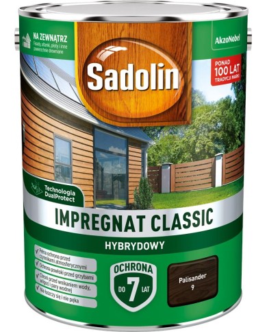 AKZO Sadolin Classic Hybrydowy Palisander 4,5L - Wysoka Jakość AKZO Sadolin Classic Hybrydowy Palisander 4,5L - Wysoka Jakość