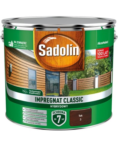 AKZO Sadolin Classic Hybrydowy Tek 9L - Wysoka Jakość i Trwałość AKZO Sadolin Classic Hybrydowy Tek 9L - Wysoka Jakość i Trwałość