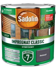 AKZO Sadolin Classic Hybrydowy Antracyt 2,5L - Farba do wnętrz AKZO Sadolin Classic Hybrydowy Antracyt 2,5L - Farba do wnętrz