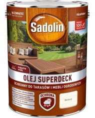 AKZO Sadolin Olej Superdeck Bielony 5L - Ochrona i Estetyka AKZO Sadolin Olej Superdeck Bielony 5L - Ochrona i Estetyka