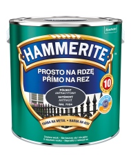 AKZO HAMMERITE Półmat Antracytowy 2,5L - Farba do Metalu
