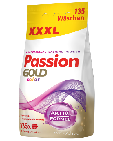 PASSION GOLD Proszek do Prania KOLOR 8,1 kg - Efektywne Pranie PASSION GOLD Proszek do Prania KOLOR 8,1 kg - Efektywne Pranie