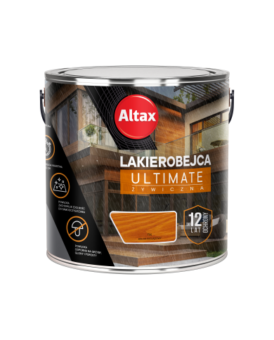 ALTAX Lakierobejca Ultimate Żyw. 2,5L TIK - Najlepsza Ochrona Drewna ALTAX Lakierobejca Ultimate Żyw. 2,5L TIK - Najlepsza Ochrona Drewna