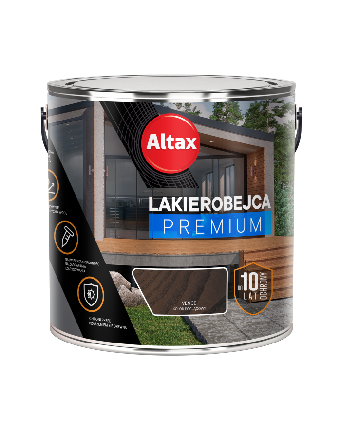 ALTAX Lakierobejca Premium 2,5L - Venge | Najlepsza Ochrona Drewna ALTAX Lakierobejca Premium 2,5L - Venge | Najlepsza Ochrona Drewna