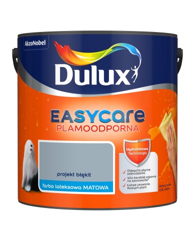 DULUX EASY CARE Projekt Błękit 2,5L - Farba do wnętrz DULUX EASY CARE Projekt Błękit 2,5L - Farba do wnętrz