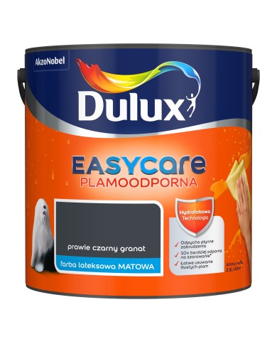 DULUX EASY CARE Prawie czarny granat 2,5L - Farba do wnętrz DULUX EASY CARE Prawie czarny granat 2,5L - Farba do wnętrz