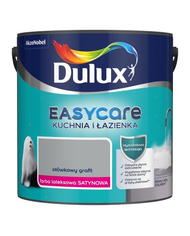 DULUX EASY CARE Ołówkowy Grafit Sat. 2,5L - Kuchnia i Łazienka DULUX EASY CARE Ołówkowy Grafit Sat. 2,5L - Kuchnia i Łazienka