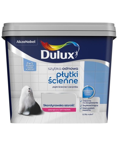 DULUX Szybka Odnowa Płyt Ściennych Skandynawska Szarość 0,75L DULUX Szybka Odnowa Płyt Ściennych Skandynawska Szarość 0,75L