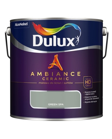 AKZO DULUX AMBIANCE CER Green Spa 2,5L - Farba do wnętrz AKZO DULUX AMBIANCE CER Green Spa 2,5L - Farba do wnętrz