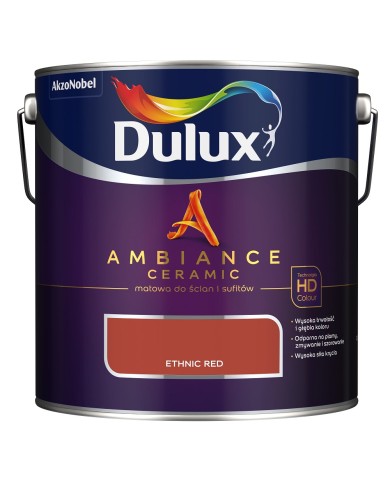 AKZO DULUX AMBIANCE CER Ethnic Red 2,5L - Farba do wnętrz AKZO DULUX AMBIANCE CER Ethnic Red 2,5L - Farba do wnętrz