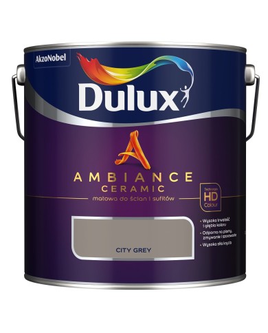 AKZO DULUX AMBIANCE CER City Grey 2,5L - Farba do wnętrz AKZO DULUX AMBIANCE CER City Grey 2,5L - Farba do wnętrz