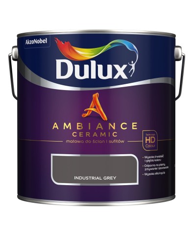 AKZO DULUX AMBIANCE CER Industrial Grey 2,5L - Farba do wnętrz AKZO DULUX AMBIANCE CER Industrial Grey 2,5L - Farba do wnętrz