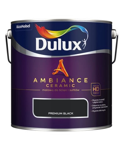AKZO DULUX AMBIANCE CER Premium Black 2,5L - Wysoka Jakość AKZO DULUX AMBIANCE CER Premium Black 2,5L - Wysoka Jakość