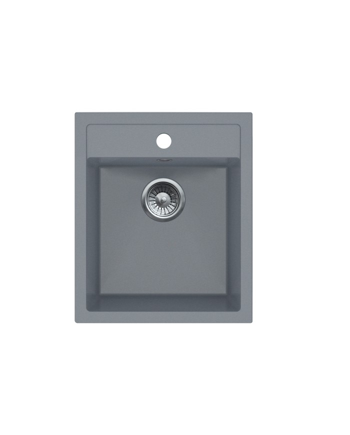 Zlew granitowy Bravo New 1-kom. 515x435x185 mm - Szary PSB Zlew granitowy Bravo New 1-kom. 515x435x185 mm - Szary PSB