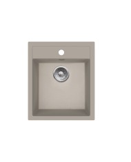 Zlew granitowy Bravo New 1-kom. 515x435x185 mm - Piasek