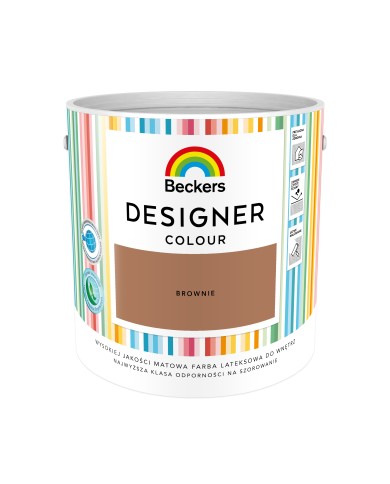 Designer Colour Brownie 2,5L - Wysokiej Jakości Farba Designer Colour Brownie 2,5L - Wysokiej Jakości Farba
