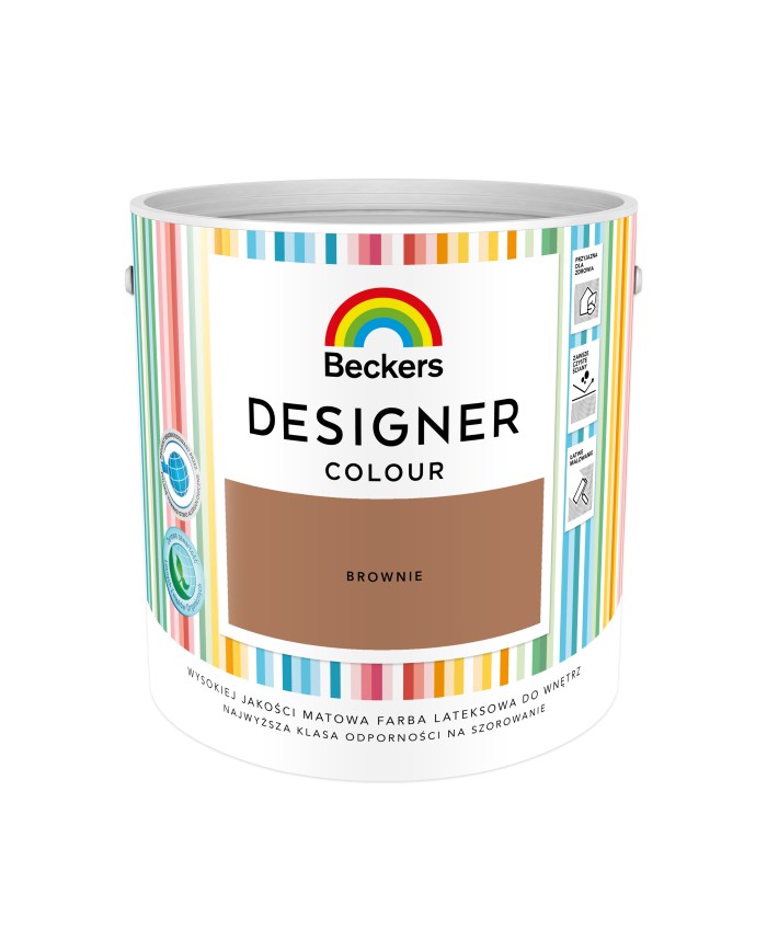 Designer Colour Brownie 2,5L - Wysokiej Jakości Farba Designer Colour Brownie 2,5L - Wysokiej Jakości Farba