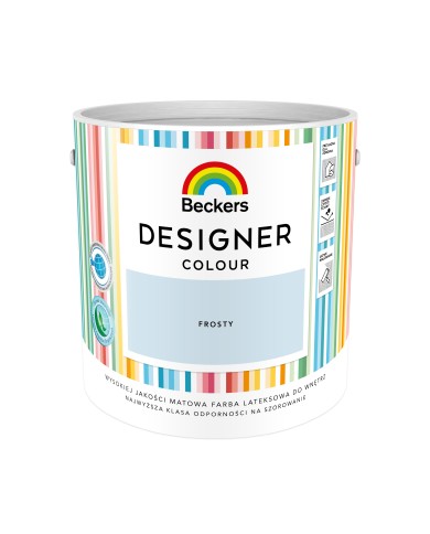 Designer Colour Frosty 2,5L - Farba do wnętrz w atrakcyjnych kolorach Designer Colour Frosty 2,5L - Farba do wnętrz w atrakcyjnych kolorach