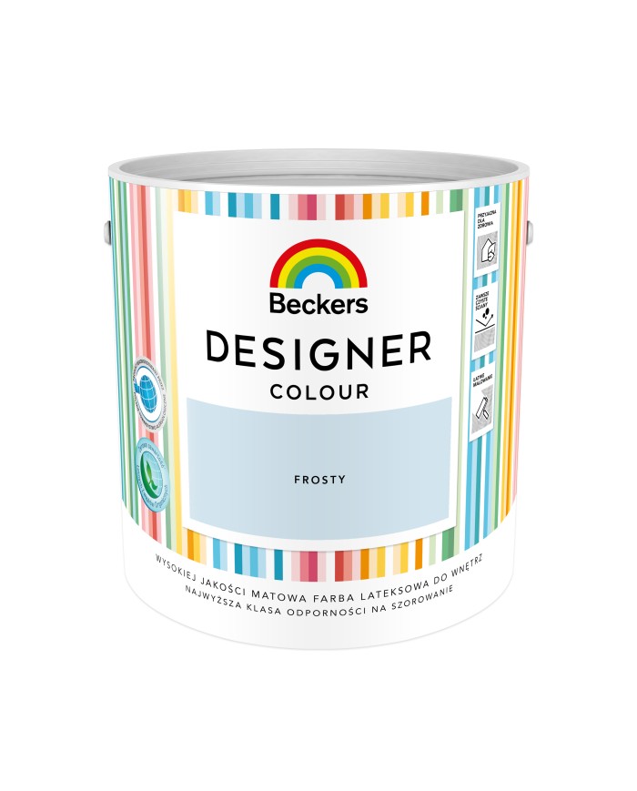 Designer Colour Frosty 2,5L - Farba do wnętrz w atrakcyjnych kolorach Designer Colour Frosty 2,5L - Farba do wnętrz w atrakcyjnych kolorach