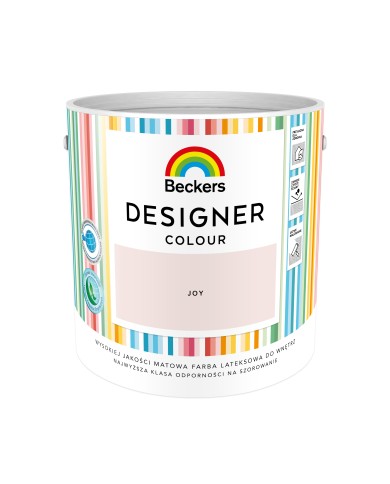 Designer Colour Joy 2,5L - Farba do wnętrz w intensywnych kolorach Designer Colour Joy 2,5L - Farba do wnętrz w intensywnych kolorach