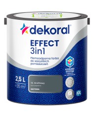 PPG DEKORAL EFFECT grafitowy 2,5L - Farba do wnętrz wysokiej jakości PPG DEKORAL EFFECT grafitowy 2,5L - Farba do wnętrz wysokiej jakości