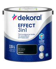 PPG DEKORAL EFFECT czarny 2,5L - Farba do wnętrz i elewacji PPG DEKORAL EFFECT czarny 2,5L - Farba do wnętrz i elewacji