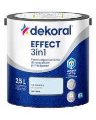 PPG DEKORAL EFFECT błękitny 2,5L - Farba do wnętrz w najlepszej cenie PPG DEKORAL EFFECT błękitny 2,5L - Farba do wnętrz w najlepszej cenie