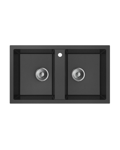 Zlew granitowy Bravo New2, 760x440x195, Lava Stone - PSB Zlew granitowy Bravo New2, 760x440x195, Lava Stone - PSB