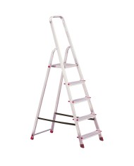 Drabina aluminiowa 5-stopniowa CORDA 729 - wolnostojąca Drabina aluminiowa 5-stopniowa CORDA 729 - wolnostojąca