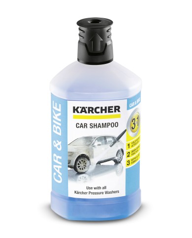 Karcher Szampon samochodowy 3 w 1 1L - Skuteczna pielęgnacja auta Karcher Szampon samochodowy 3 w 1 1L - Skuteczna pielęgnacja auta