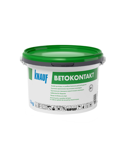 KNAUF Betokontakt 5 kg - Idealny do przygotowania podłoża KNAUF Betokontakt 5 kg - Idealny do przygotowania podłoża