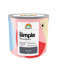 BECKERS ITS SIMPLE DARK GREY 2,5 L - Farba do wnętrz BECKERS ITS SIMPLE DARK GREY 2,5 L - Farba do wnętrz