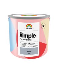 BECKERS ITS SIMPLE SMOKEY 2,5 L - Farba do wnętrz o wyjątkowym kolorze BECKERS ITS SIMPLE SMOKEY 2,5 L - Farba do wnętrz o wyjątkowym kolorze