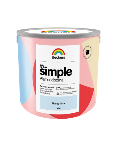 BECKERS ITS SIMPLE SLEEPY TIME 2,5 L - Farba do sypialni BECKERS ITS SIMPLE SLEEPY TIME 2,5 L - Farba do sypialni