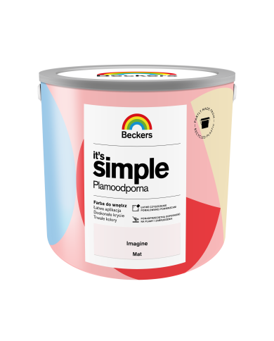 BECKERS ITS SIMPLE IMAGINE 2,5 L - Farba do wnętrz BECKERS ITS SIMPLE IMAGINE 2,5 L - Farba do wnętrz