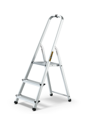 Drabest Drabina aluminiowa 3-stopniowa 125kg - Wygoda i bezpieczeństwo Drabest Drabina aluminiowa 3-stopniowa 125kg - Wygoda i bezpieczeństwo