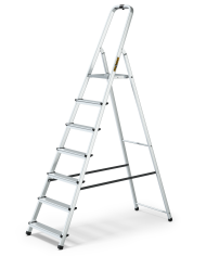 Drabest Drabina aluminiowa 7-stopniowa 125kg - Wysoka jakość