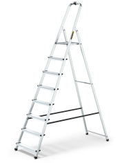 Drabest Drabina aluminiowa 8-stopniowa 125kg - Wysoka jakość