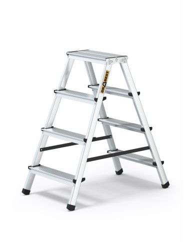 Drabest Drabina aluminiowa 2x4 stopnie, 125kg - Wytrzymałość i Wygoda Drabest Drabina aluminiowa 2x4 stopnie, 125kg - Wytrzymałość i Wygoda