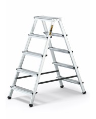 Drabest Drabina aluminiowa 2x5 stopni 125kg - Wysoka jakość! Drabest Drabina aluminiowa 2x5 stopni 125kg - Wysoka jakość!