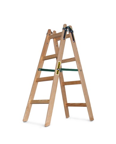 Drabest Drabina drewniana 124cm 2x4 - Wytrzymałość i styl Drabest Drabina drewniana 124cm 2x4 - Wytrzymałość i styl