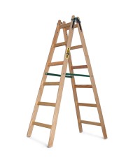 Drabest Drabina drewniana 182cm 2x6 - Wytrzymałość i styl Drabest Drabina drewniana 182cm 2x6 - Wytrzymałość i styl