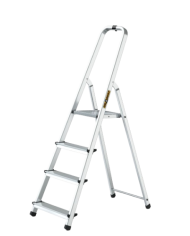 Drabest Drabina aluminiowa 4-stopniowa 125kg - Wygoda i Bezpieczeństwo Drabest Drabina aluminiowa 4-stopniowa 125kg - Wygoda i Bezpieczeństwo