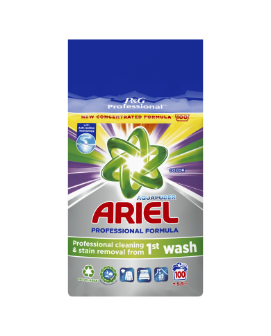 ARIEL PROFESSIONAL 5,5 kg/100 prań COLOR - Skuteczny detergent do prania ARIEL PROFESSIONAL 5,5 kg/100 prań COLOR - Skuteczny detergent do prania